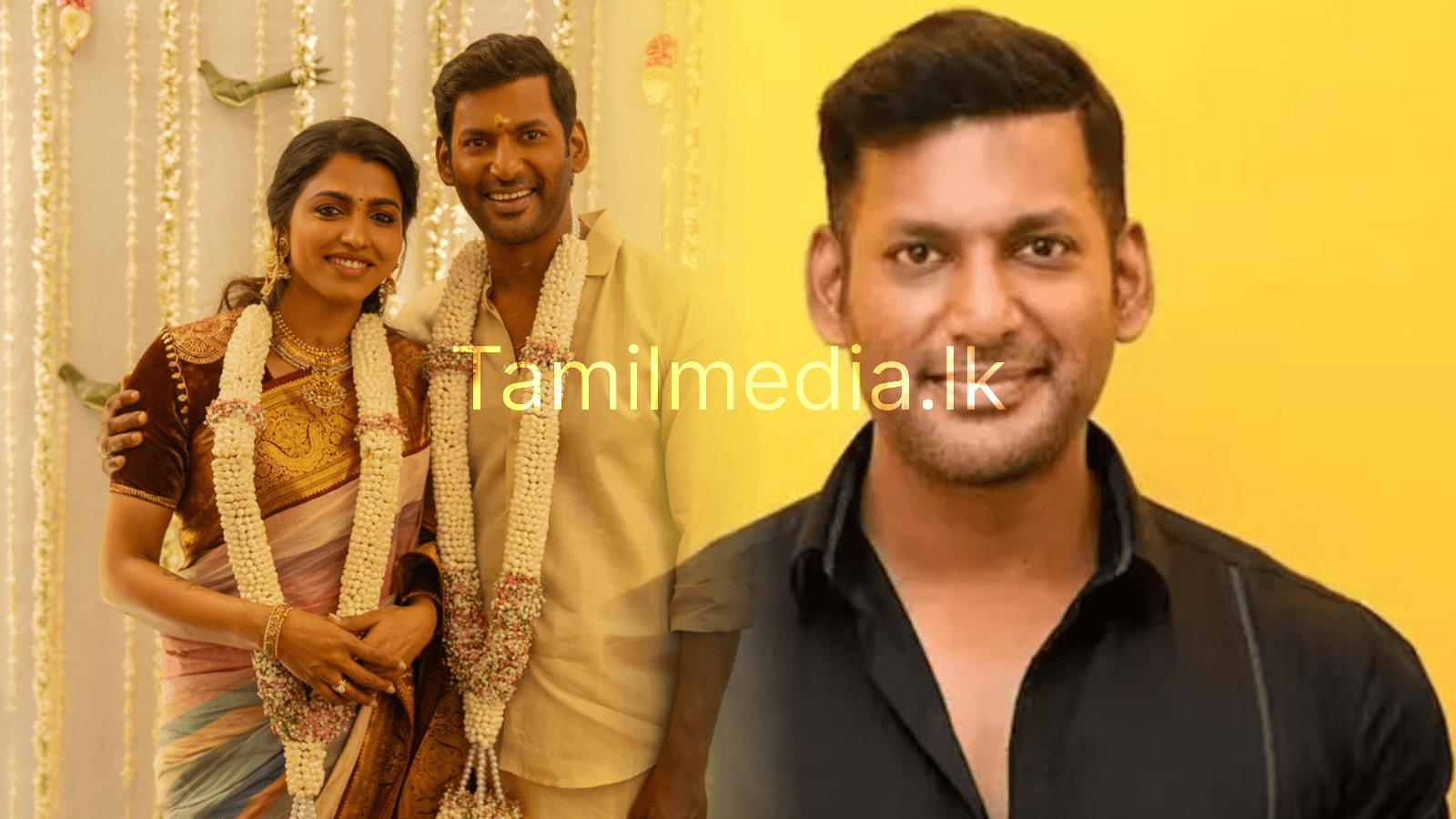 வைரலாகும் விஷால் - சாய்  நிச்சயதார்த்த புகைப்படம்