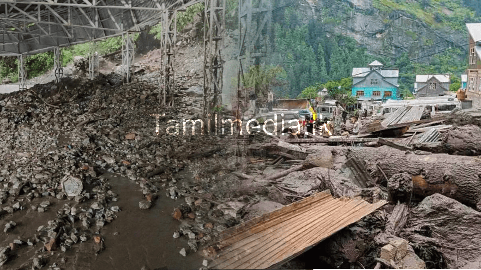 பயங்கர நிலச்சரிவு - நூற்றுக்கணக்கானோர் பாதிப்பு