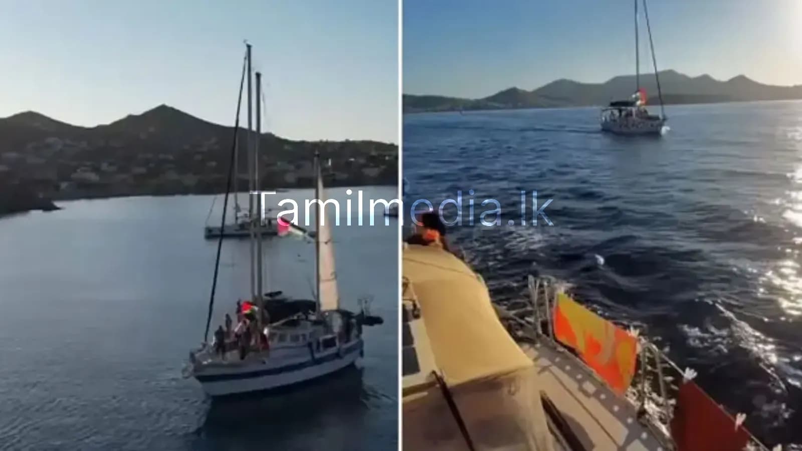 காசா நோக்கி சென்ற படகுகளை இஸ்ரேல் தடுத்து வைப்பு