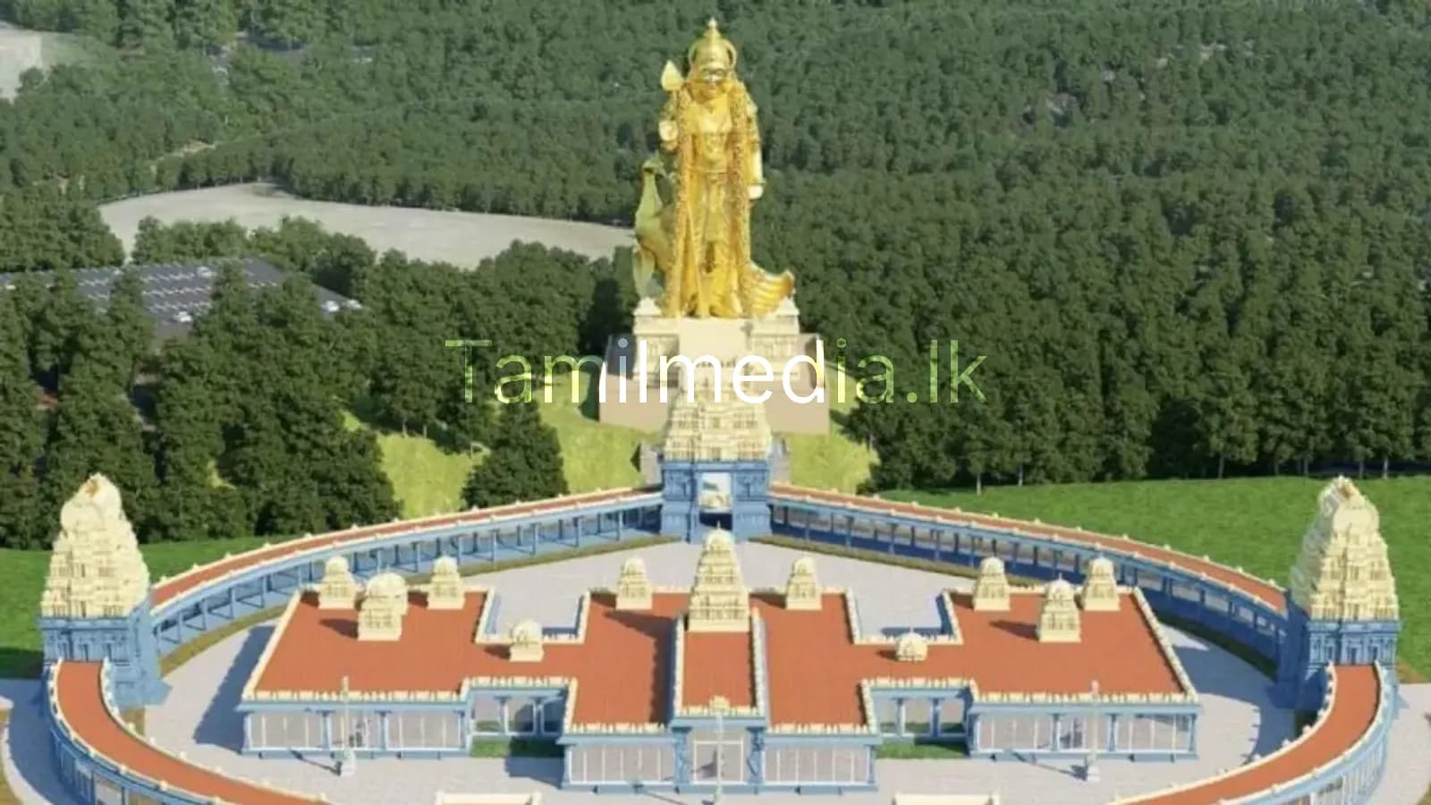 155 அடி உயரத்தில் அமெரிக்காவில் முருகன் சிலை!