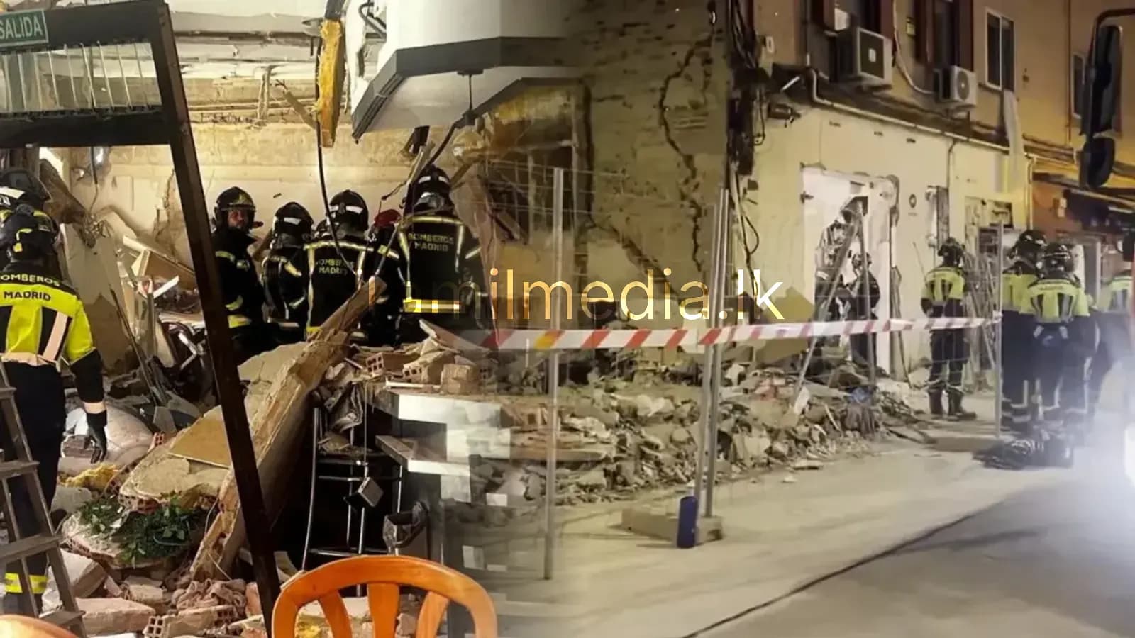 மாட்ரிடில் எரிவாயு கசிவு வெடிப்பு: 25 பேர் படுகாயம்