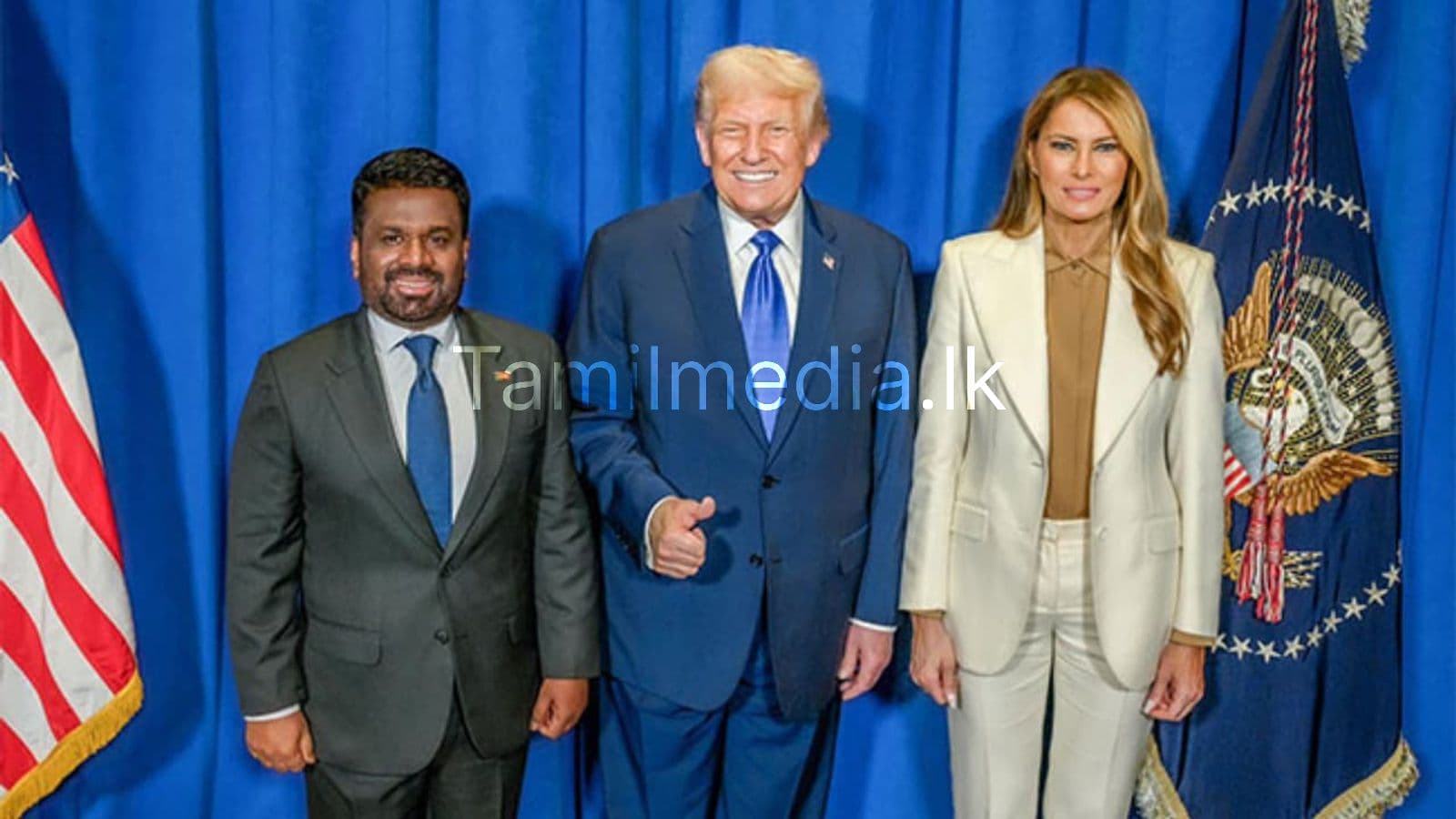 டிரம்ப் விருந்தில் பங்கேற்ற இலங்கை ஜனாதிபதி