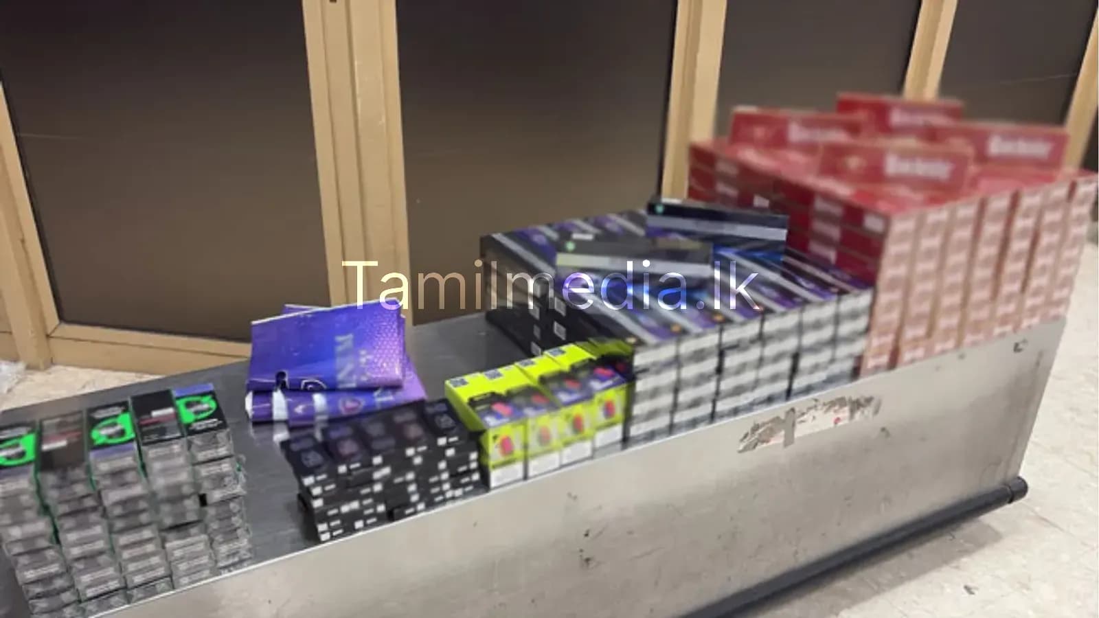 ரூ.9.5 மில்லியன் பெறுமதியான சிகரெட் பறிமுதல்