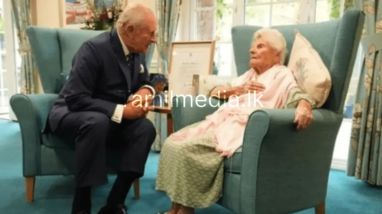 உலகின் 116 வயதானவர் மன்னர் சார்லஸை சந்தித்தார்