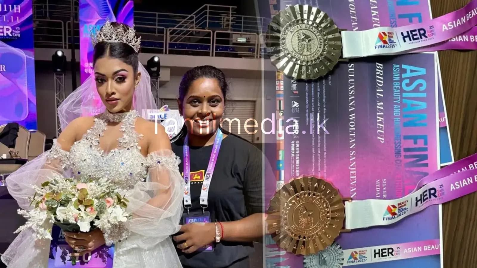 மலேசிய அழகுக்கலைப் போட்டியில் இலங்கைக்கு 5 பதக்கங்கள்