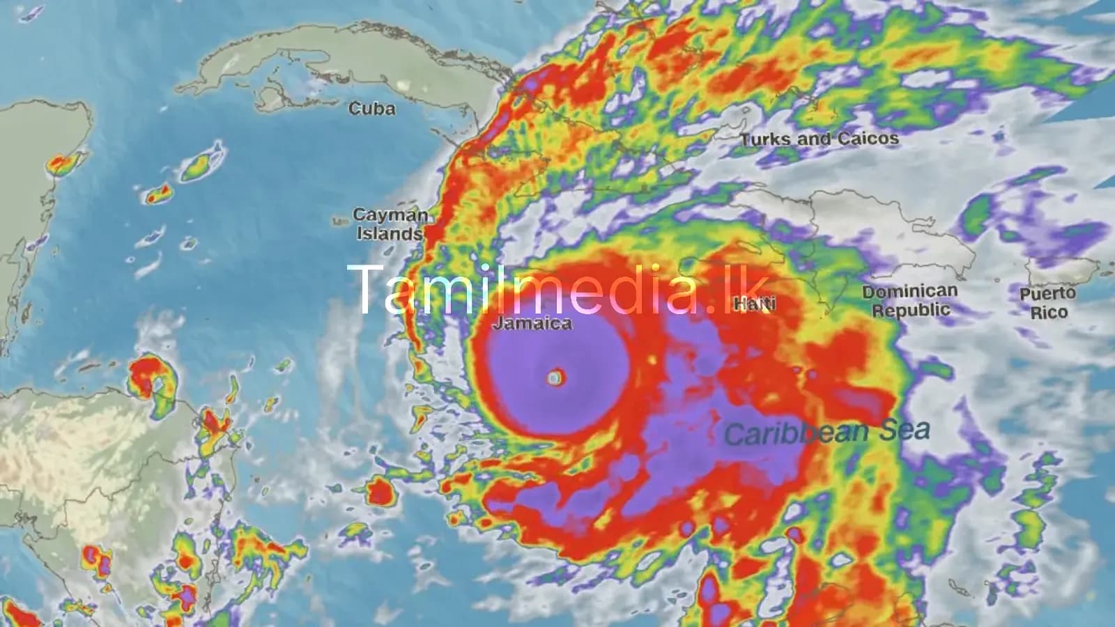 ஜமைக்காவை தாக்கும் மெலிசா புயல்