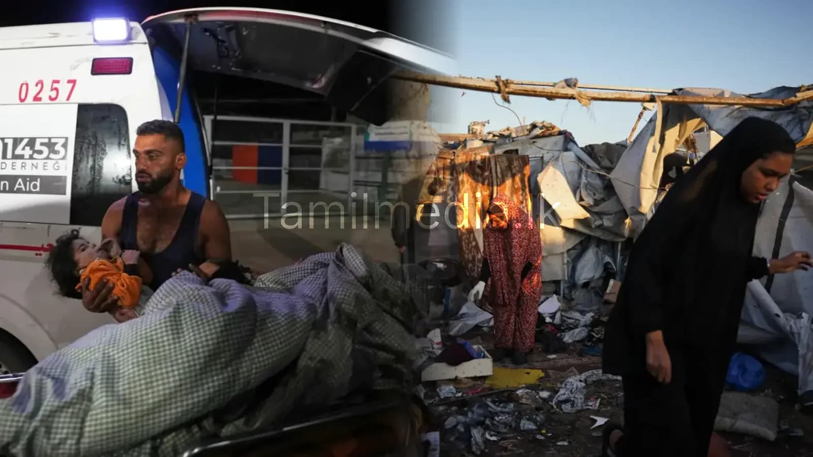 இஸ்ரேல் தாக்குதலில் 46 குழந்தைகள் உட்பட 104 பேர் பலி